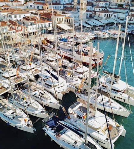 Flota setsail in insula hydra, cyclades xxii, sergiu pavlenco,